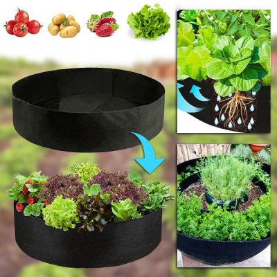 Tkaninska dvignjena vrtna greda - 90 x 30 cm, zračen filc | PLANTIE