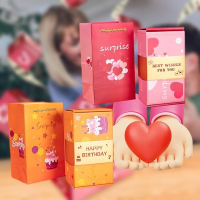 Darilna škatla z eksplozijo presenečenja | CASHMAS