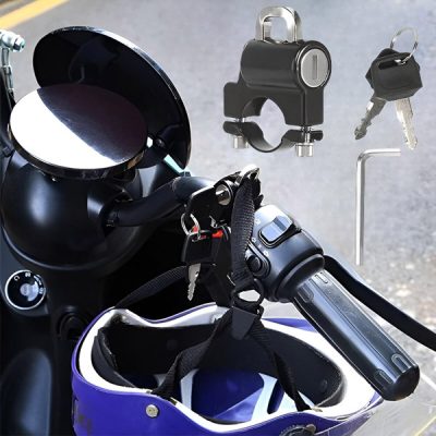 Ključavnica za čelado, ki preprečuje krajo | MOTOLOCKA