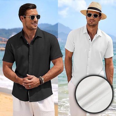 Srajca s kratkimi rokavi brez mečkanja | BRILLSHORT