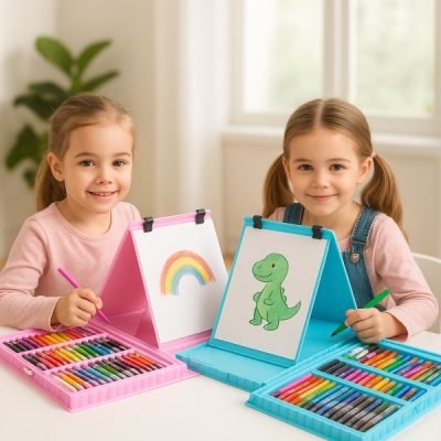 208-delni umetniški komplet s prenosnim stojalom | ARTIMASTER