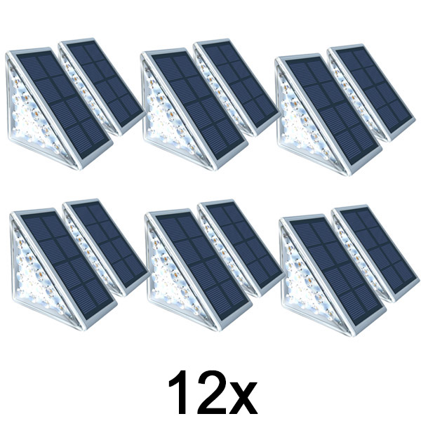 6x Vodoodporna solarna svetilka (2 kosa) | LUMOSTEP