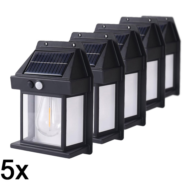 5x Solarna zunanja svetilka – brez potrebe po ožičenju | FLUXLAMP